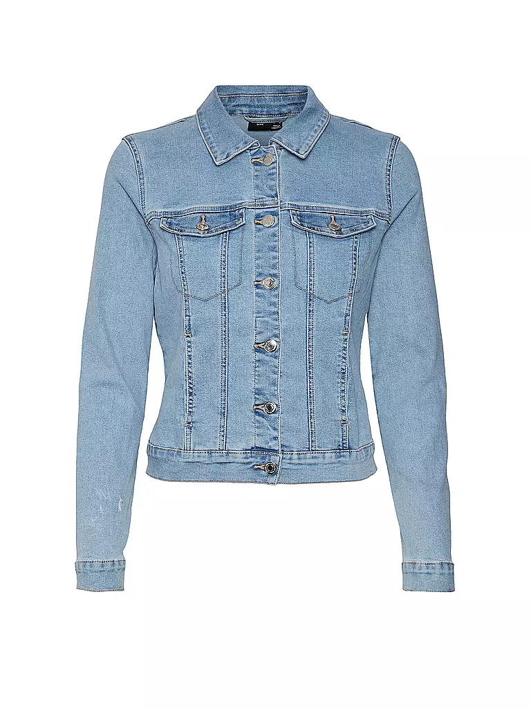 VERO MODA | Jeansjacke Slim Fit VMLUNA  | hellblau