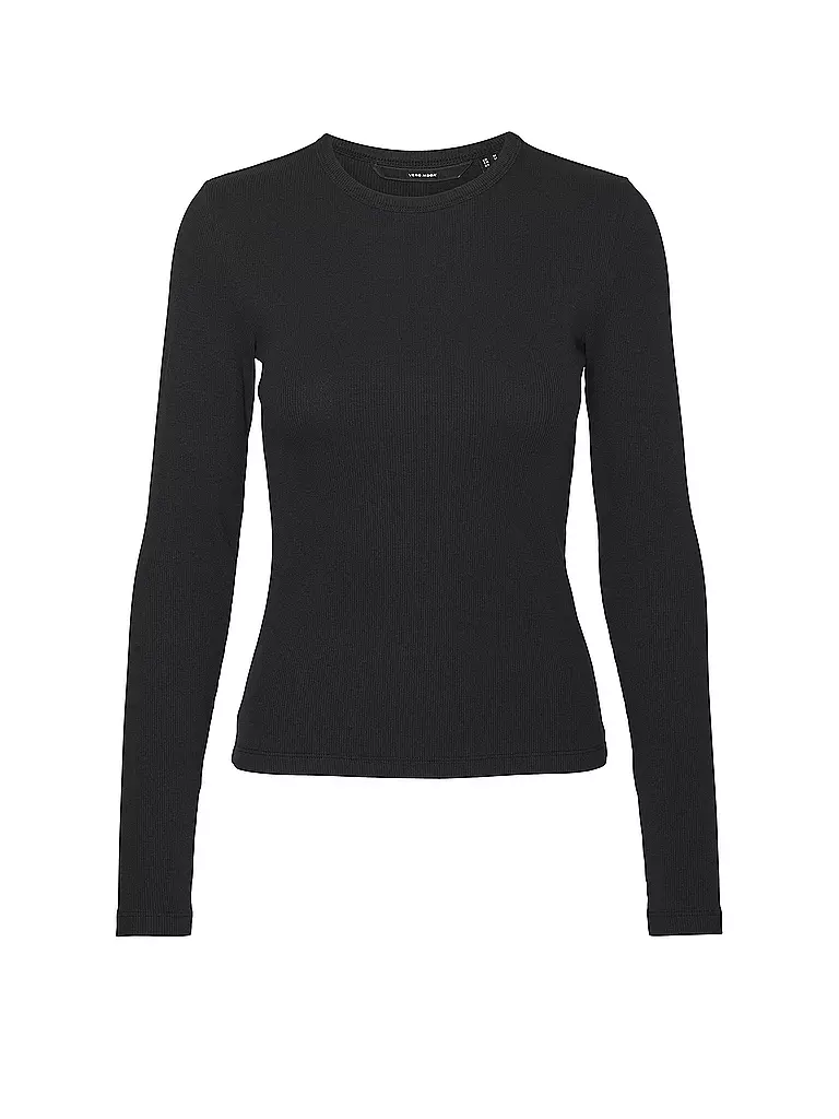 VERO MODA | Langarmshirt Slim Fit  VMCHLOE | schwarz