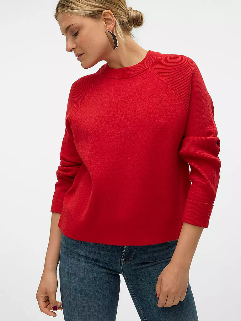 VERO MODA | Pullover  VMGOLD | rot