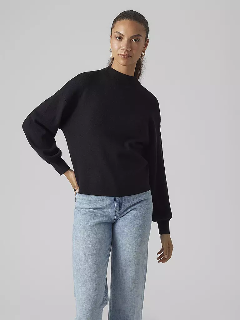 VERO MODA | Pullover VMNANCY | schwarz