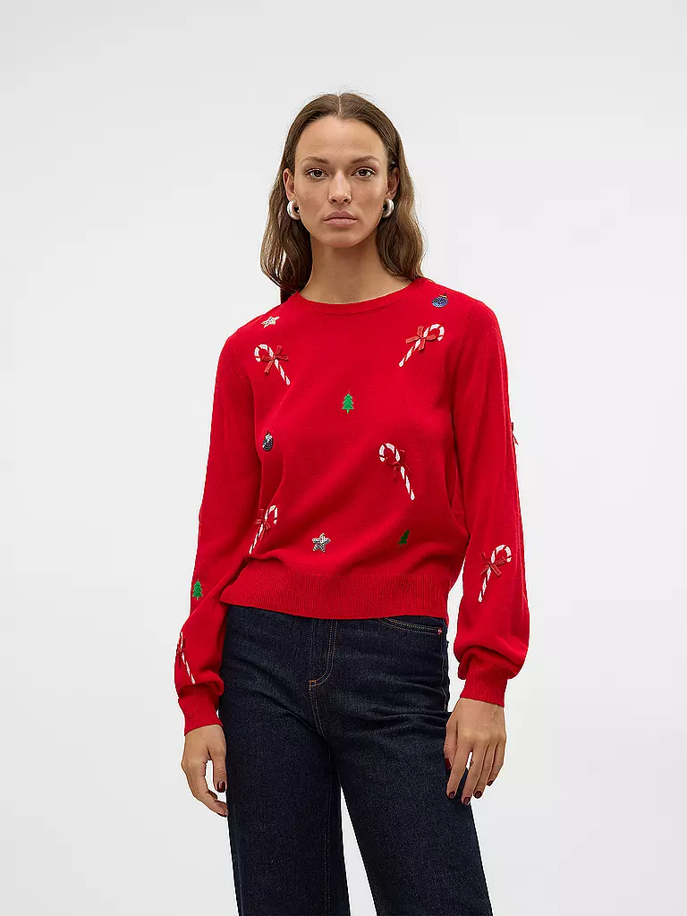 VERO MODA | Pullover VMNEWJOLLY | rot