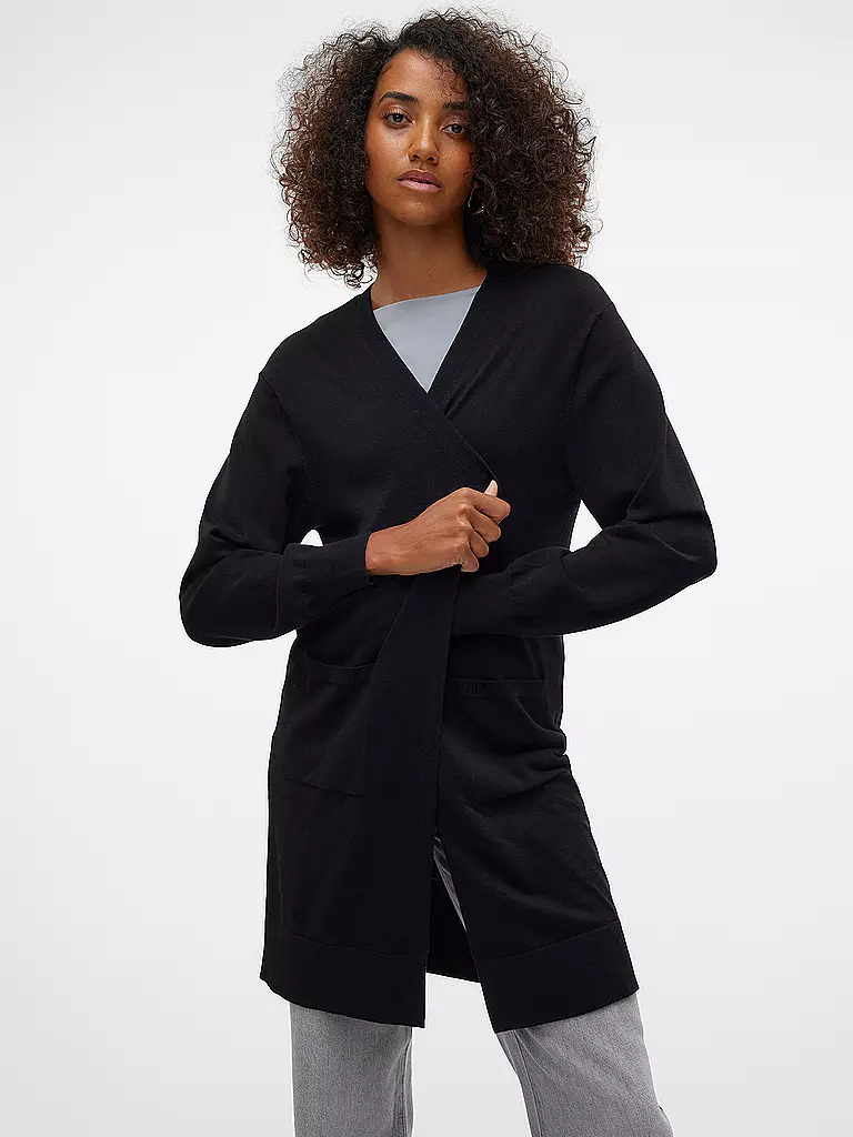 VERO MODA | Strickjacke VMSILJE | schwarz