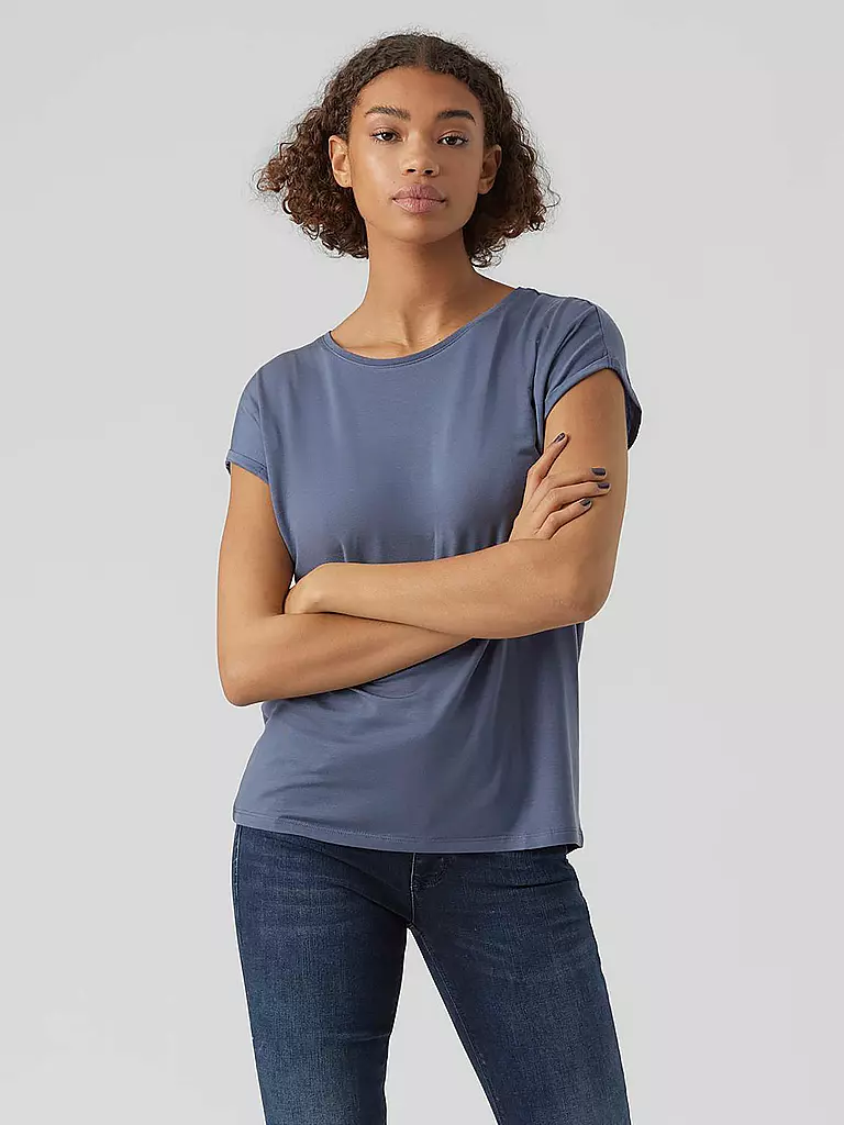 VERO MODA | T-Shirt VMAVA | blau