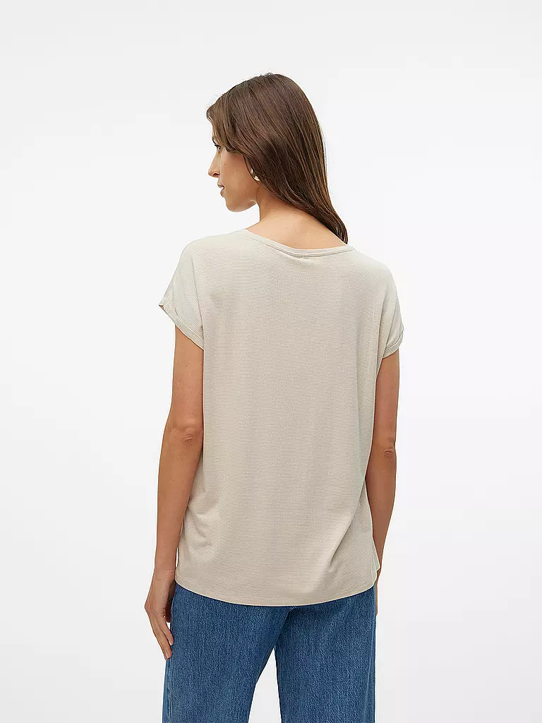 VERO MODA | T-Shirt VMLAVA GLITTER | beige