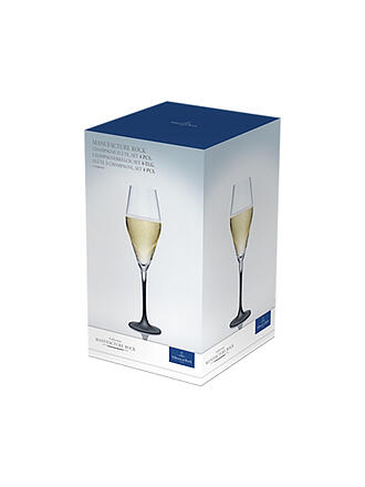 VILLEROY & BOCH | Sektglas 4er Set Manufacture Rock 260 ml