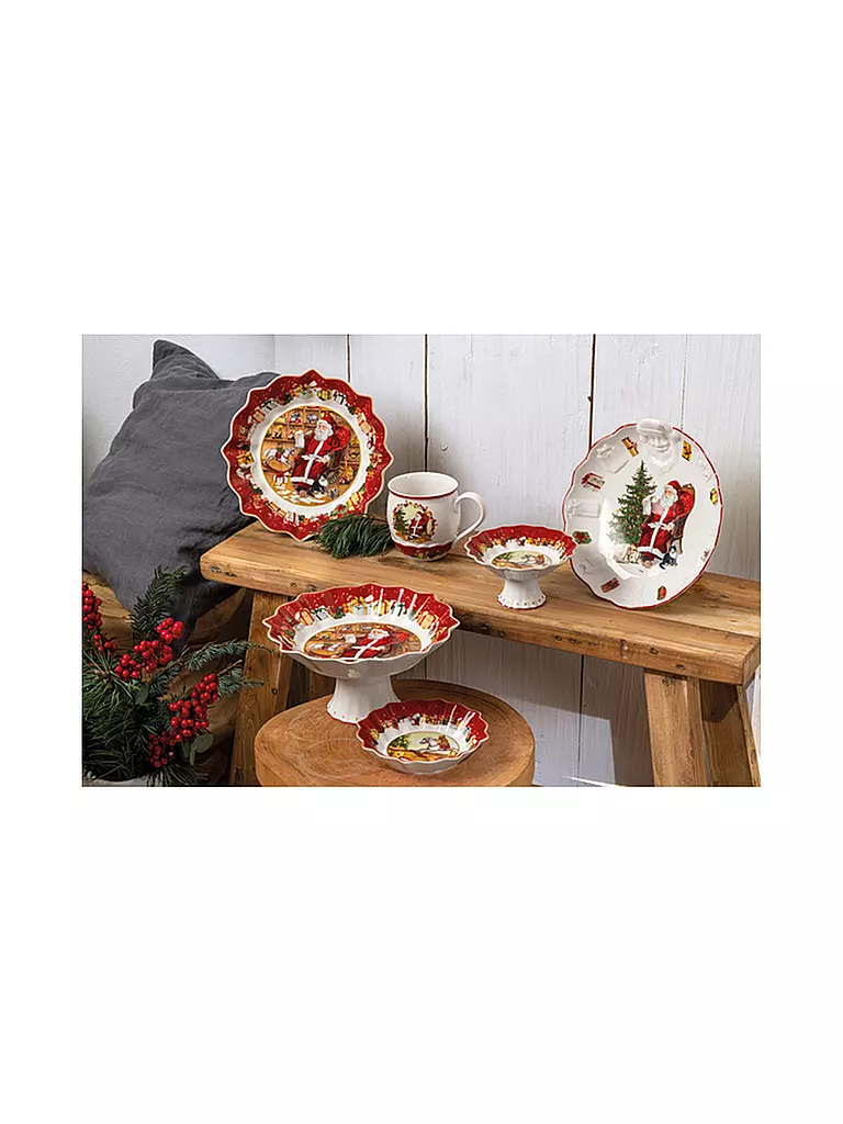 VILLEROY & BOCH | Toy's Fantasy Schale mit Santa Relief, 24x25x4,6cm | bunt