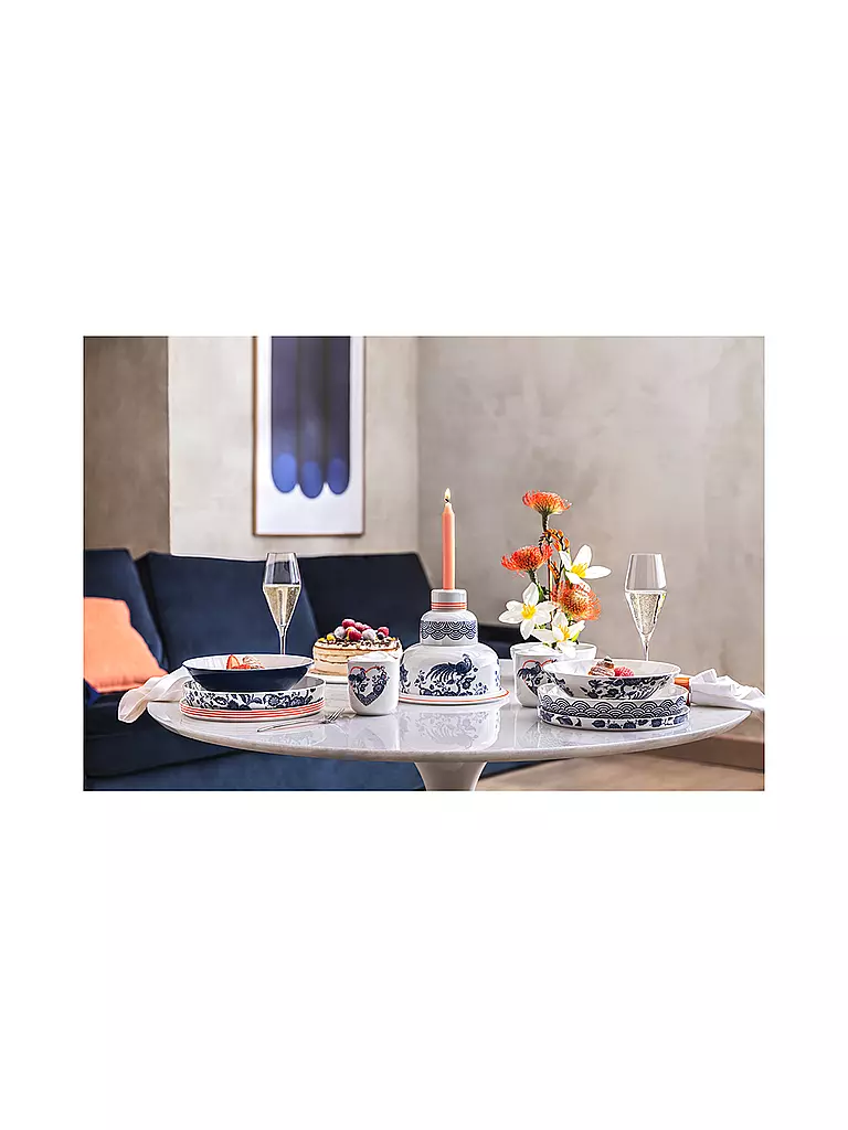 VILLEROY & BOCH | Geburtstagstorte 21cm Iconic Paradiso | dunkelblau