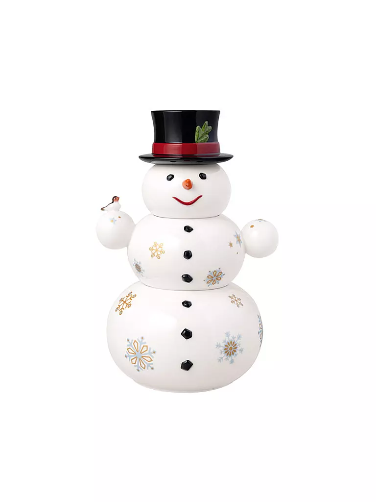 VILLEROY & BOCH | Weihnachtsdose 31cm SCHNEEMANN  | bunt