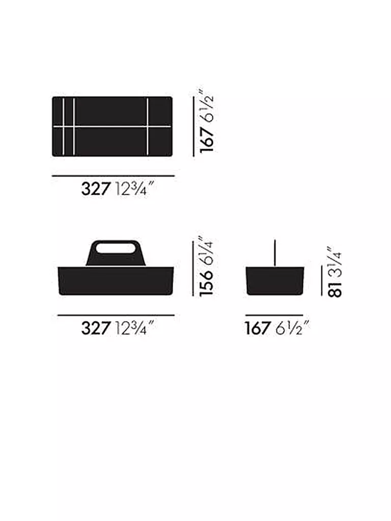 VITRA | Toolbox Mandarine | weiss