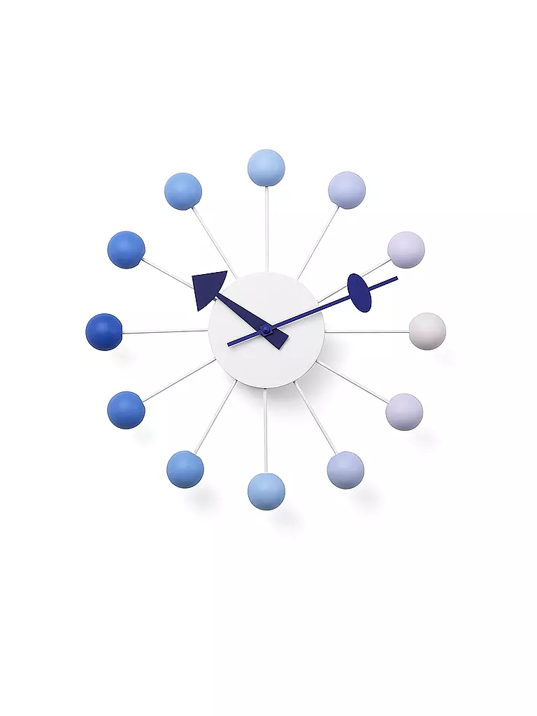 VITRA | Wanduhr 33cm BALL CLOCK Special Edition  | blau