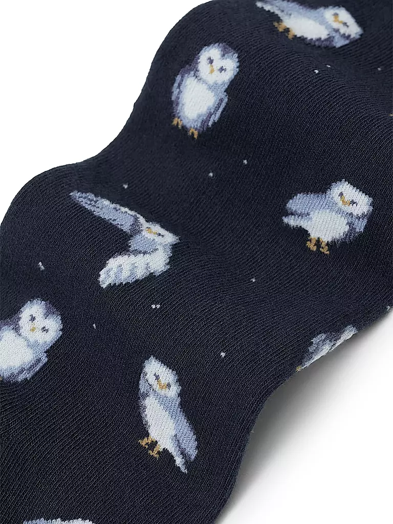 VON JUNGFELD | Socken NSnow Owl | dunkelblau