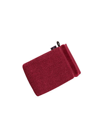 VOSSEN | Waschhandschuh PURE 16x22cm Red Rock