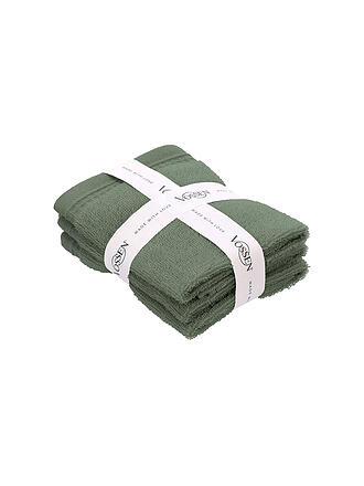 VOSSEN | Gesichtstuch 3x30/30cm DETOX TIME Detox Green