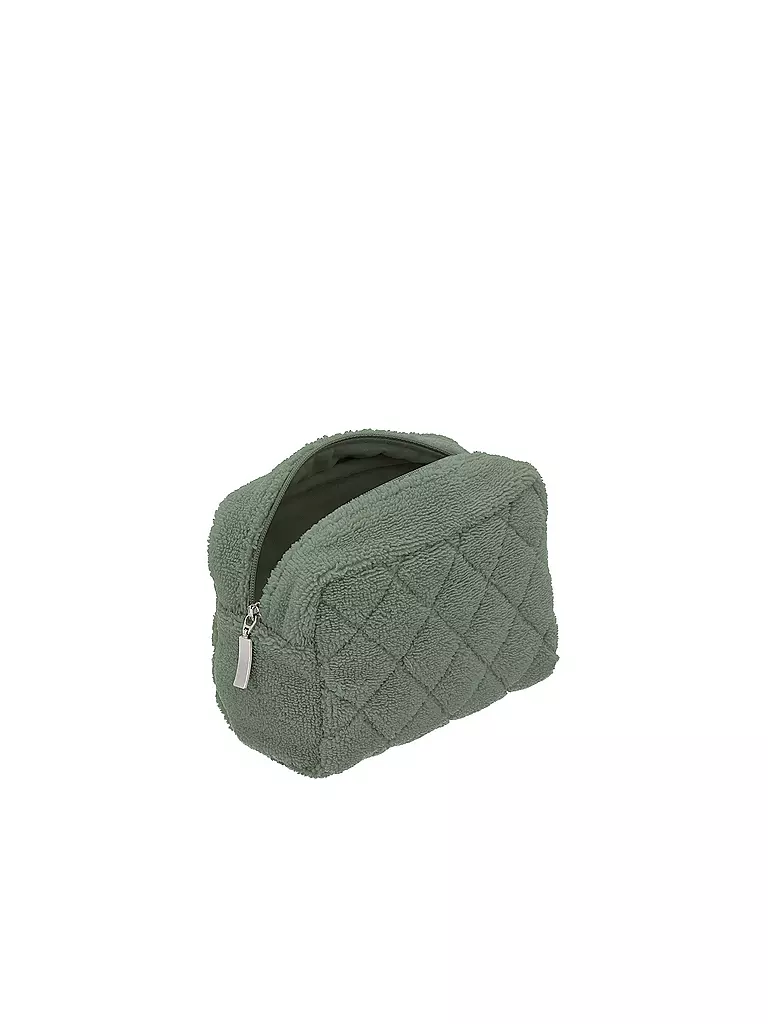 VOSSEN | Kosmetiktasche 11tlg. BEAUTY BAG Detox Green | dunkelrot