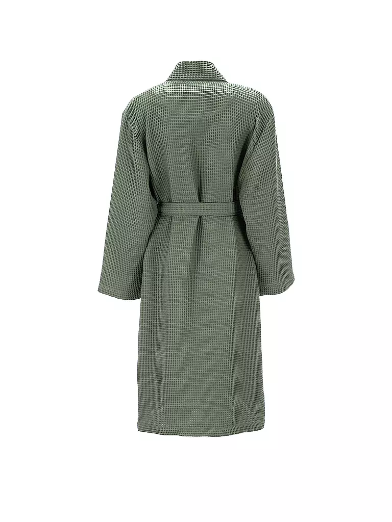 VOSSEN | Unisex Bademantel  SIAM Detox Green | dunkelgrün