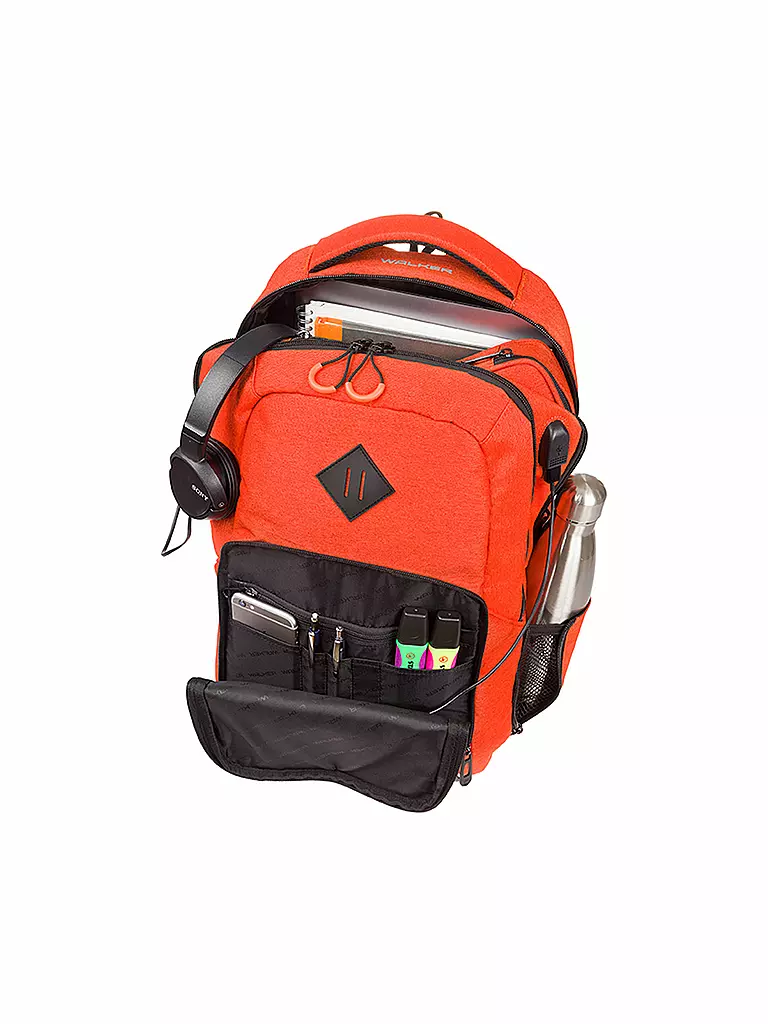 WALKER | Rucksack College Wizzard | rot