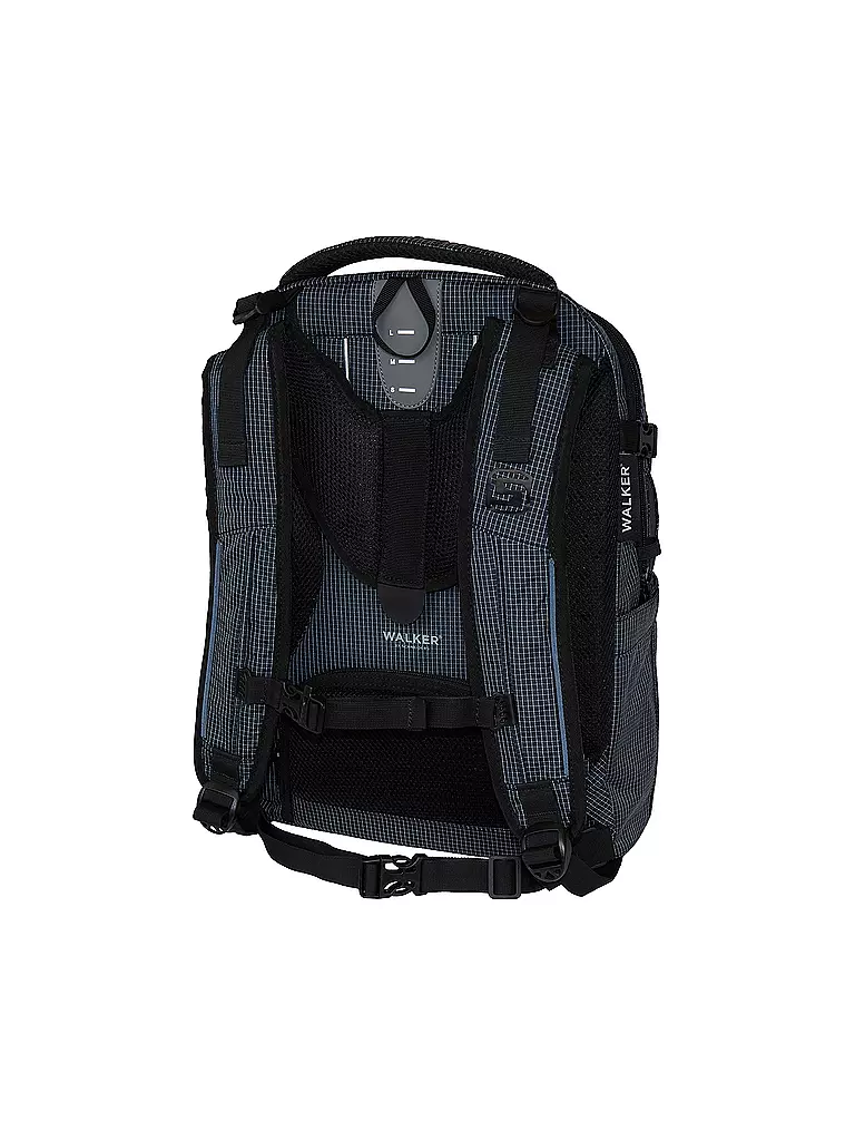 WALKER | Schulrucksack Campus Evo 2.0 Grid Navy | dunkelblau