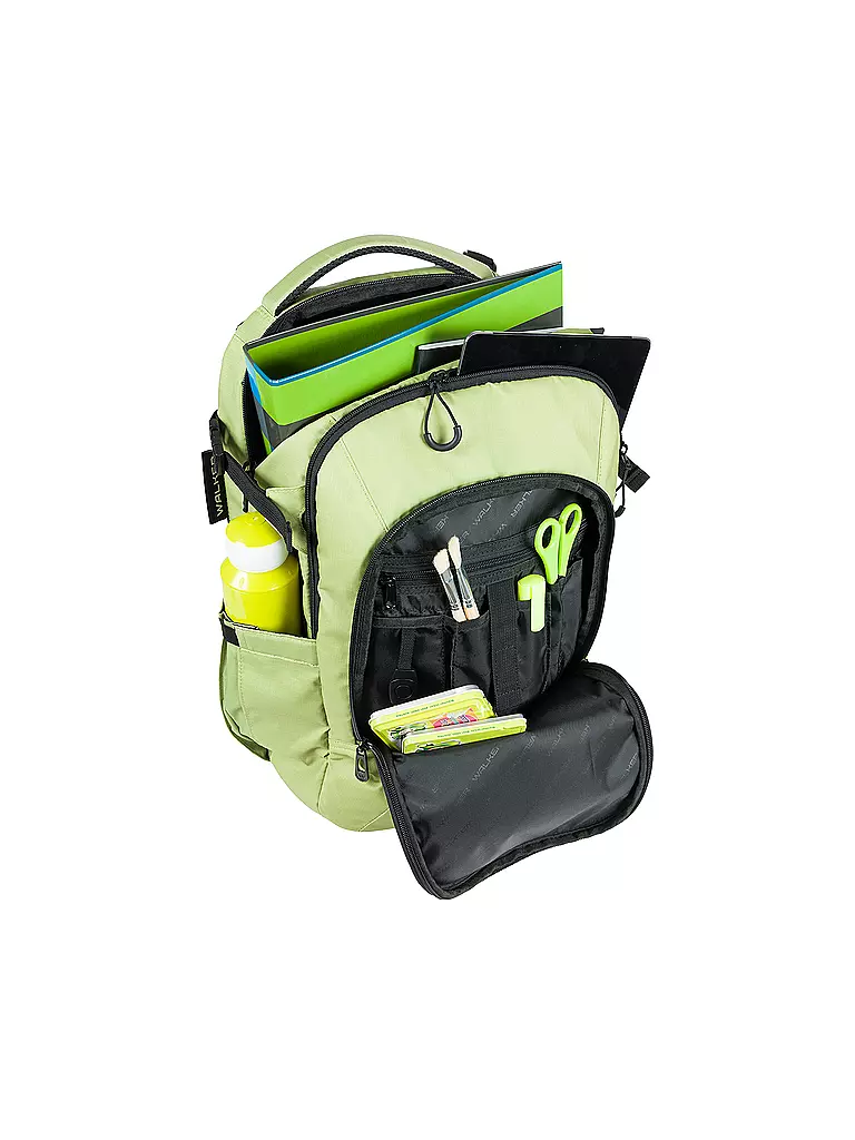 WALKER | Schulrucksack Campus Evo 2.0 Lime | dunkelblau