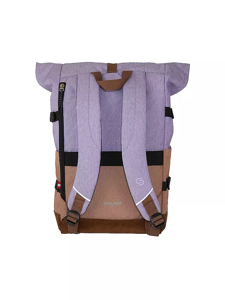 WALKER | Schulrucksack Roll Up Two Lavender & Biscuit | braun