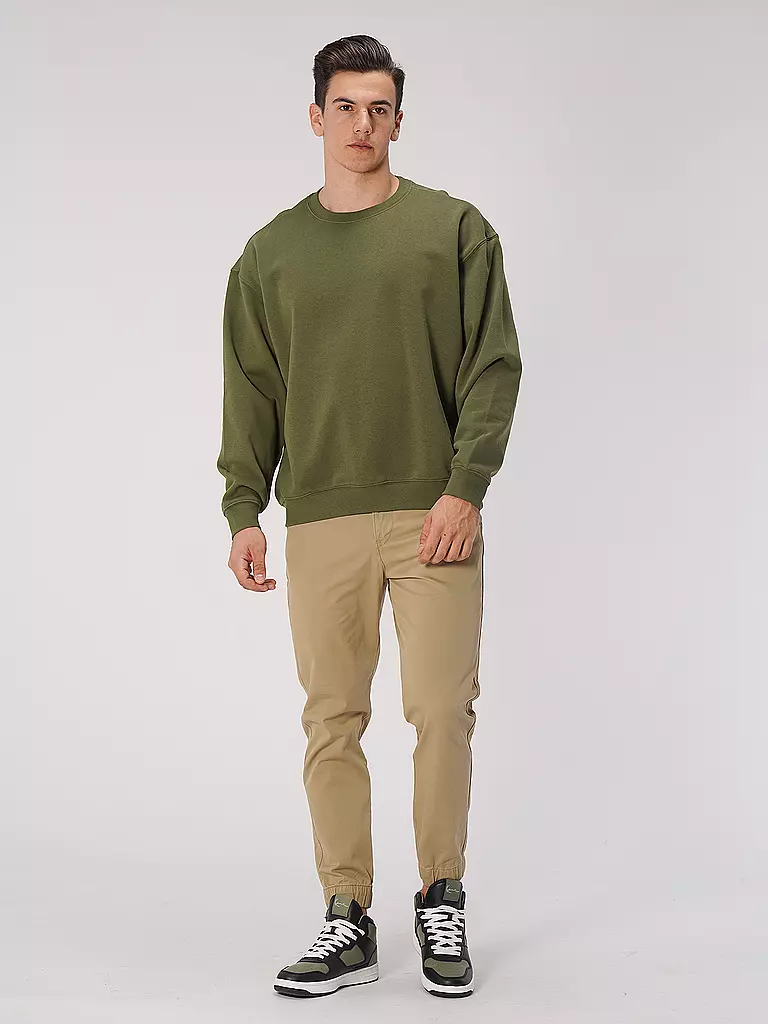 WEEKDAY | Sweater Oversized Fit | dunkelgrün