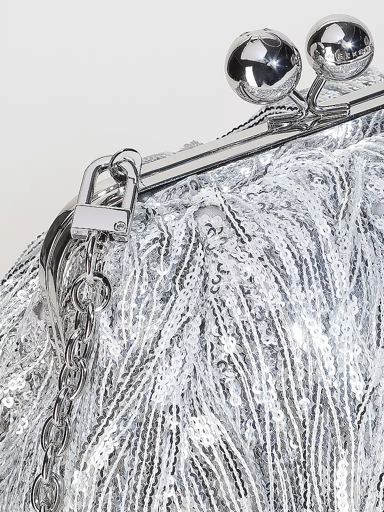 WEEKEND MAX MARA | Tasche - Clutch FLOU | silber