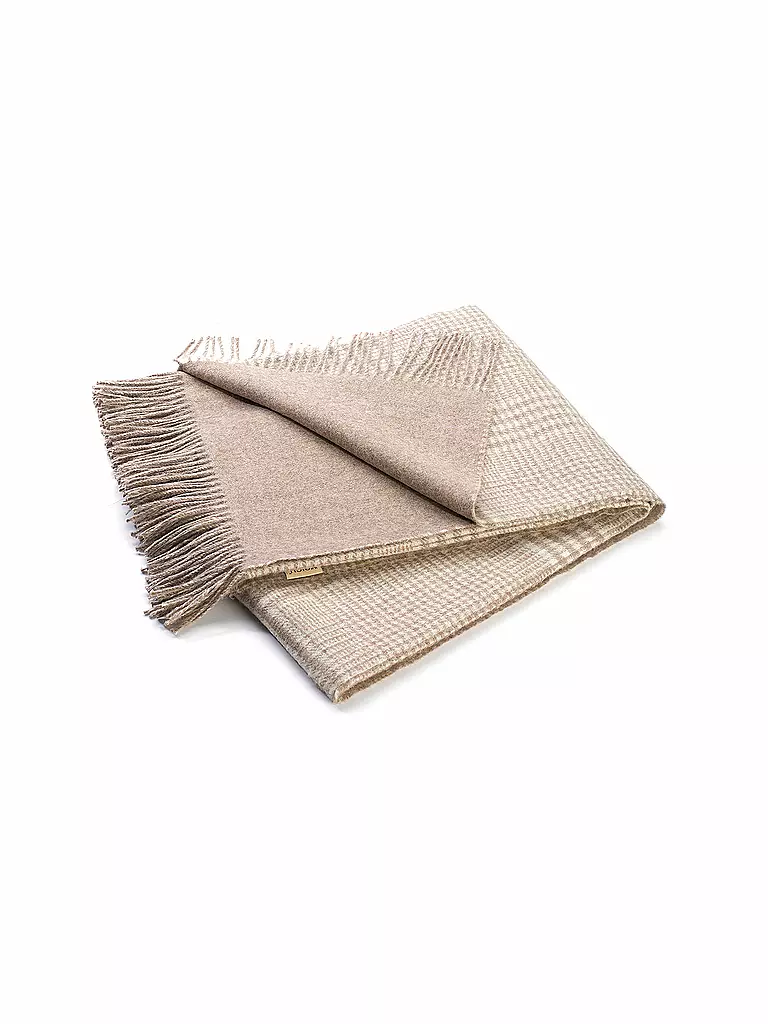 WEICH COUTURE ALPACA | Edelhaardecke MATEA 130x180cm Taupe | hellbraun