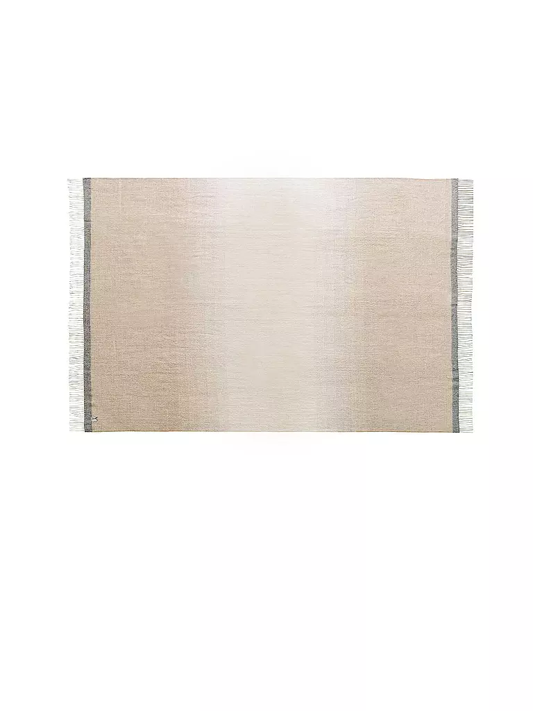 WEICH COUTURE ALPACA | Edelhaardecke MERIMA 130x180cm White/Beige | beige