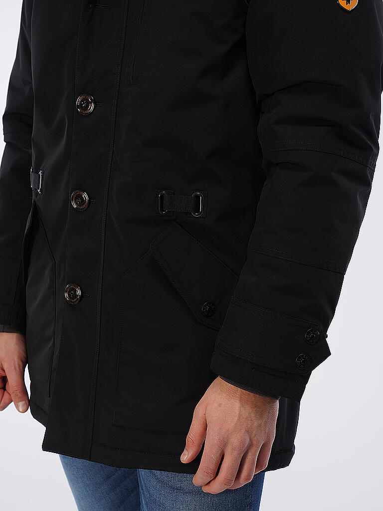 wellensteyn herren parka schwarz