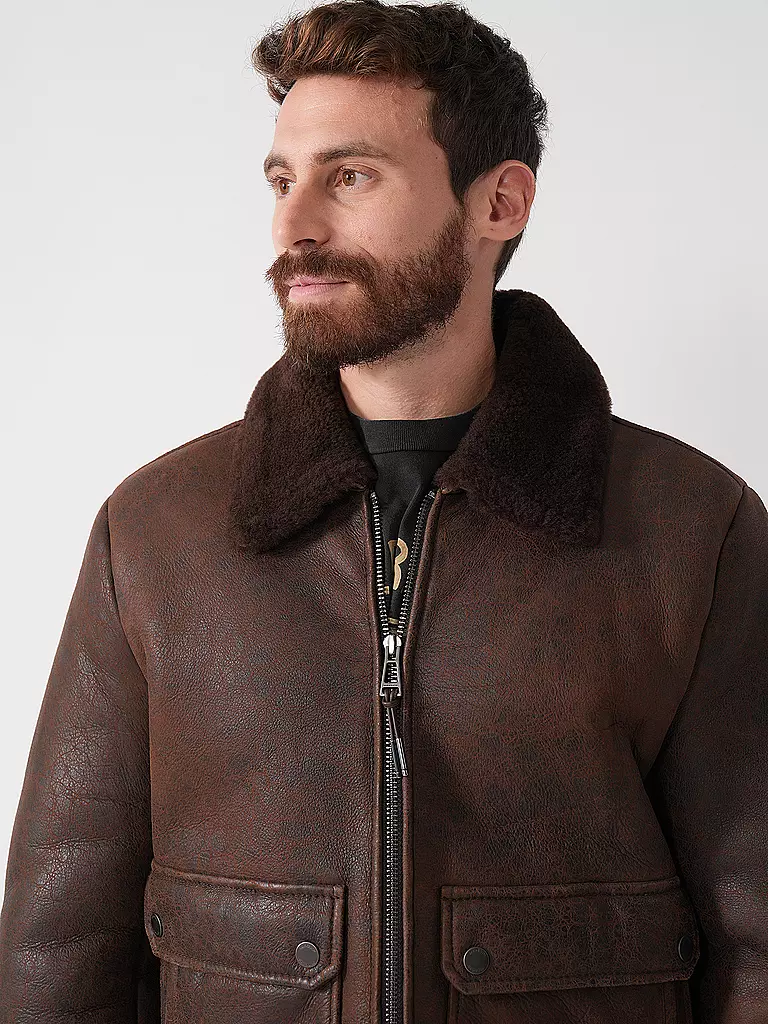 WINDSOR | Lederjacke | braun