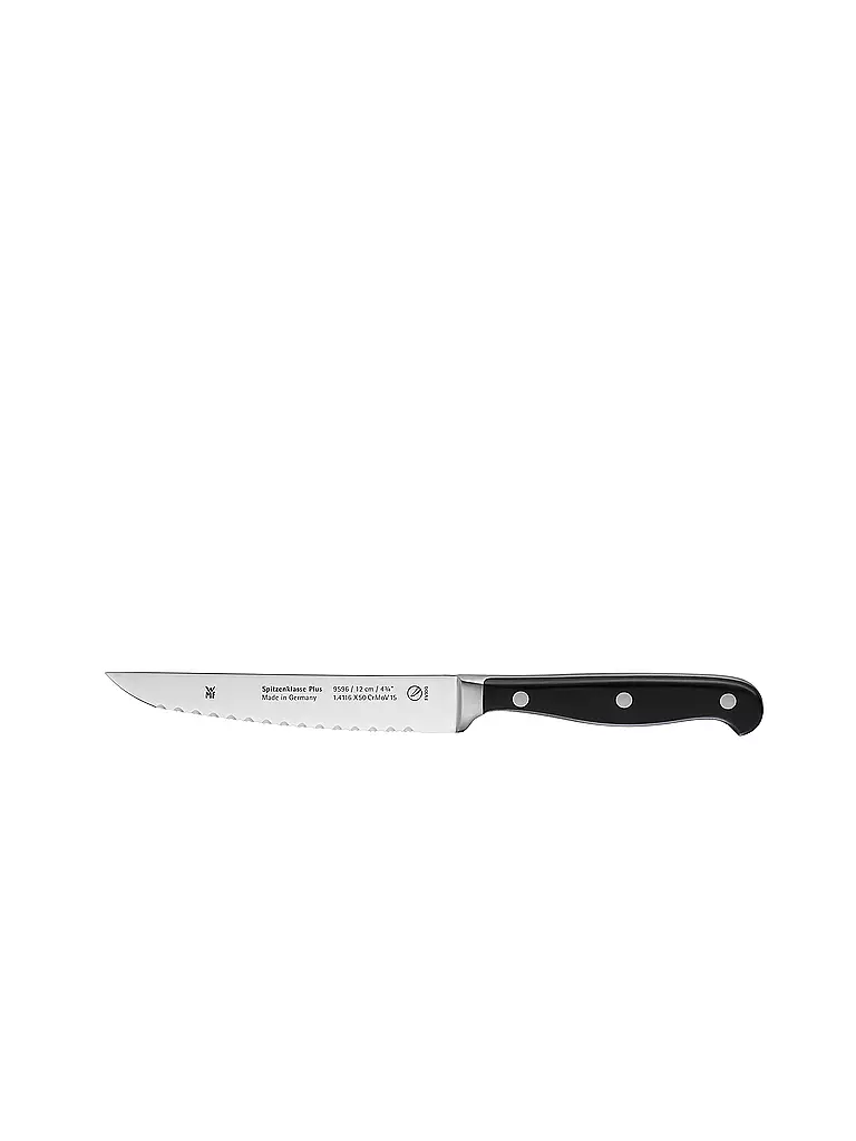 WMF | Allzweckmesser SPITZENKLASSE PLUS 12cm Cromargan Schwarz | schwarz