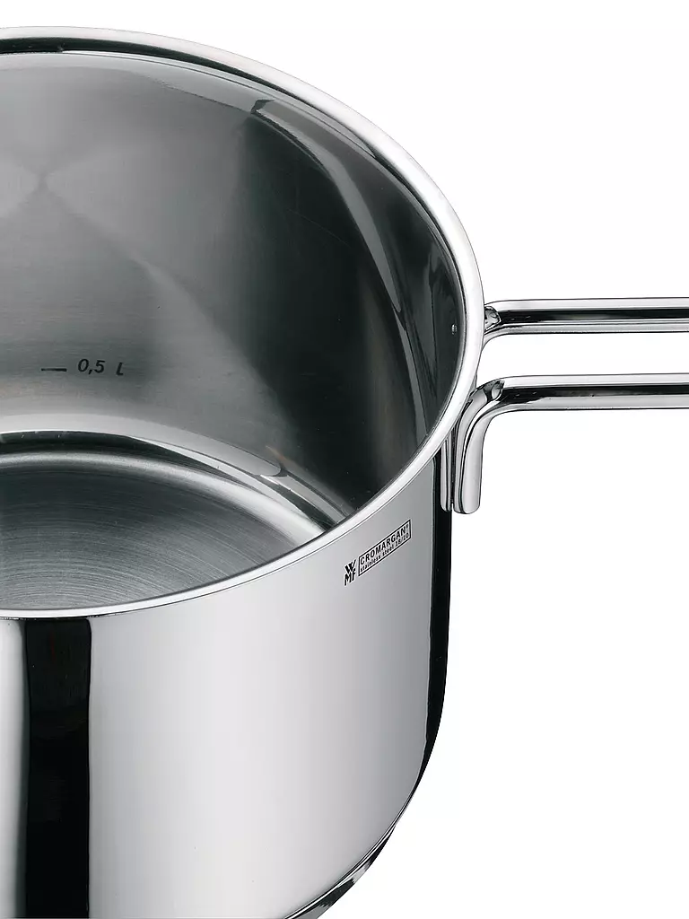 WMF | Simmertopf mit Temperaturanzeige und Einsatz 18 cm | silber