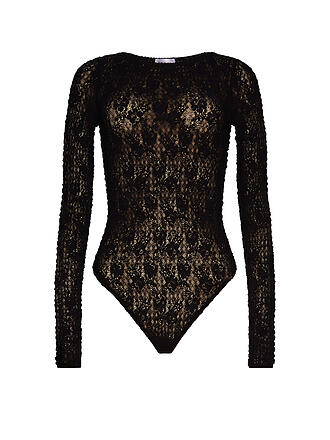 WOLFORD | Body STRUCTURED LACE black 