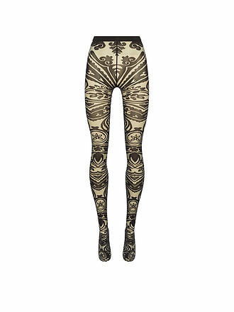 WOLFORD | Modestrumpfhose  WOLFORD x ETRO grey/black