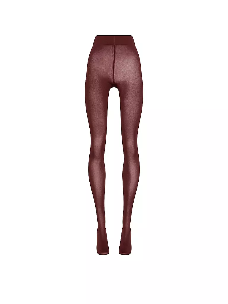 WOLFORD | Feinstrumpfhose VELVET DE LUXE 66 port royal | dunkelrot