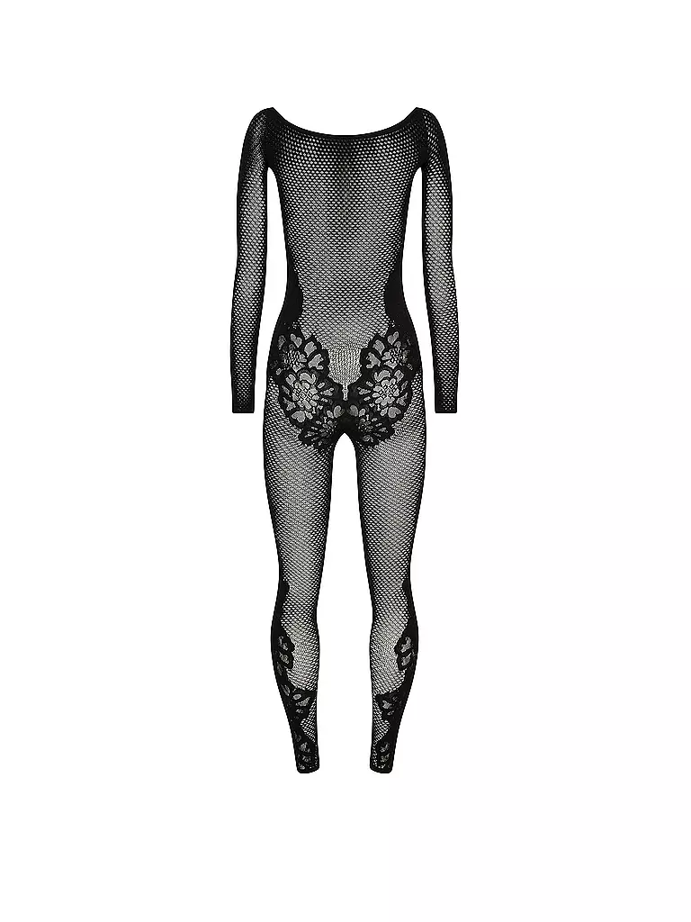 WOLFORD | Jumpsuit LACE TATTOO black | schwarz