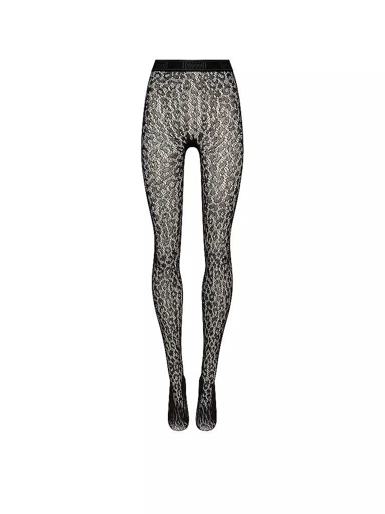 WOLFORD | Modestrumpfhose LEO LACE  | schwarz