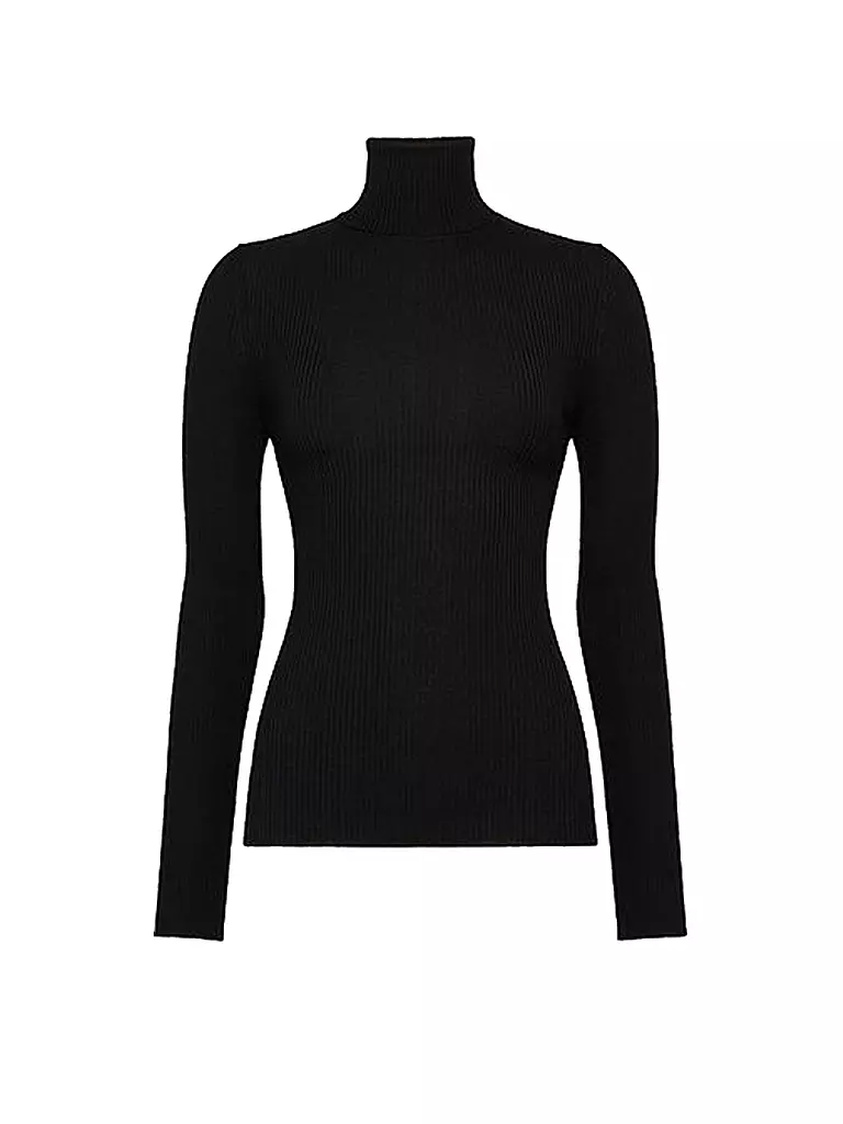 WOLFORD | Rollkragenpullover | schwarz