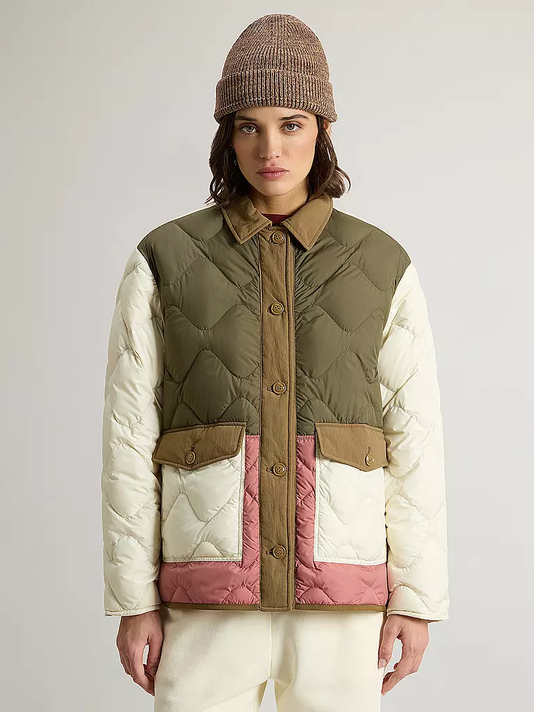 WOOLRICH | Daunensteppjacke  | braun