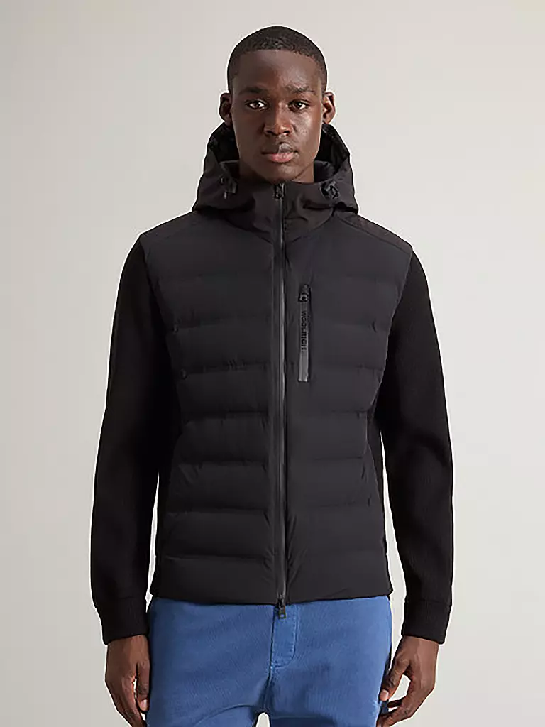 WOOLRICH | Hybridjacke BERING | schwarz