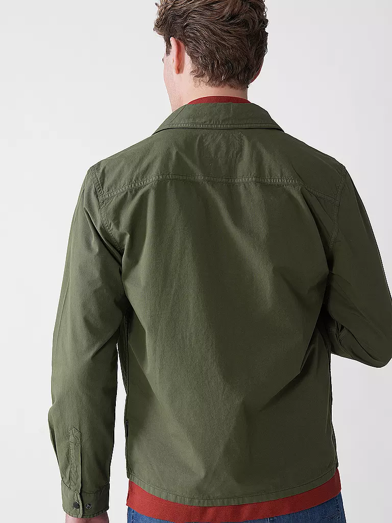 WOOLRICH | Overshirt GABARDINE | dunkelblau