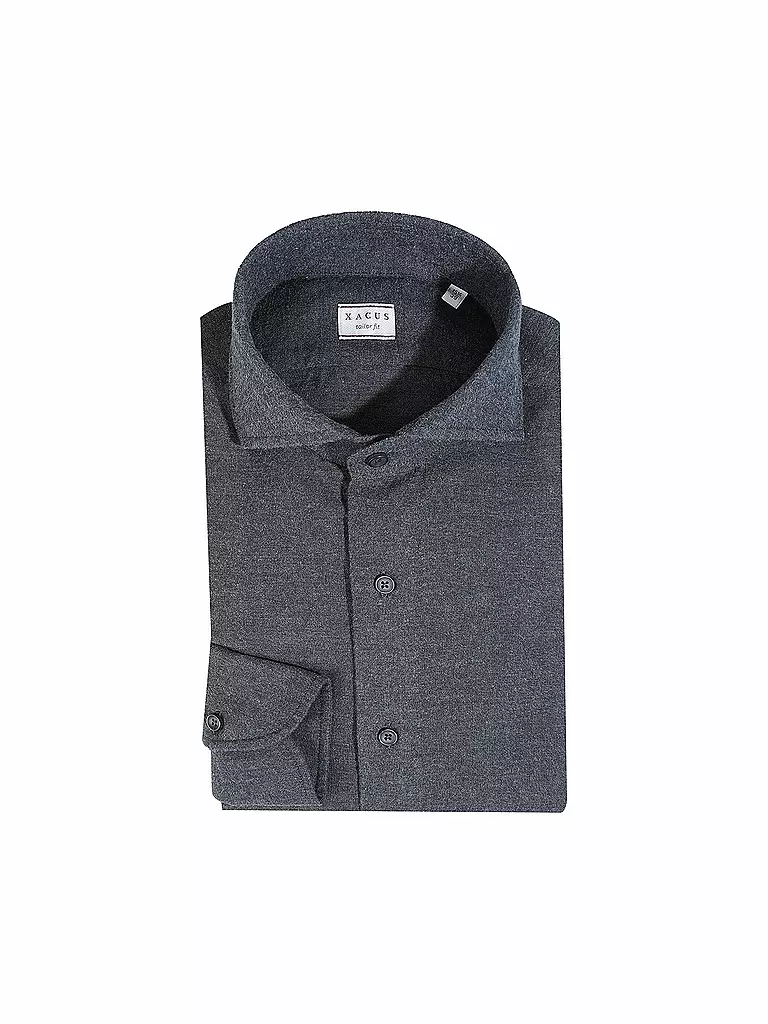 XACUS | Hemd Tailor Fit | grau