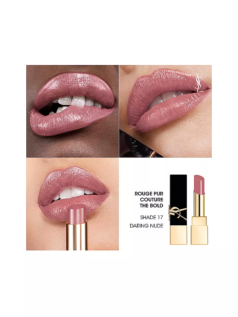 YVES SAINT LAURENT | Lippenstift - Rouge Pur Couture The Bold Nude (17 Daring Nude) | beere