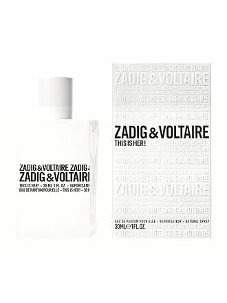 ZADIG & VOLTAIRE | This is Her! Eau de Parfum Vaporisateur 30ml