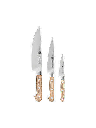 ZWILLING | Messerset 3-teilig PRO WOOD Steineiche