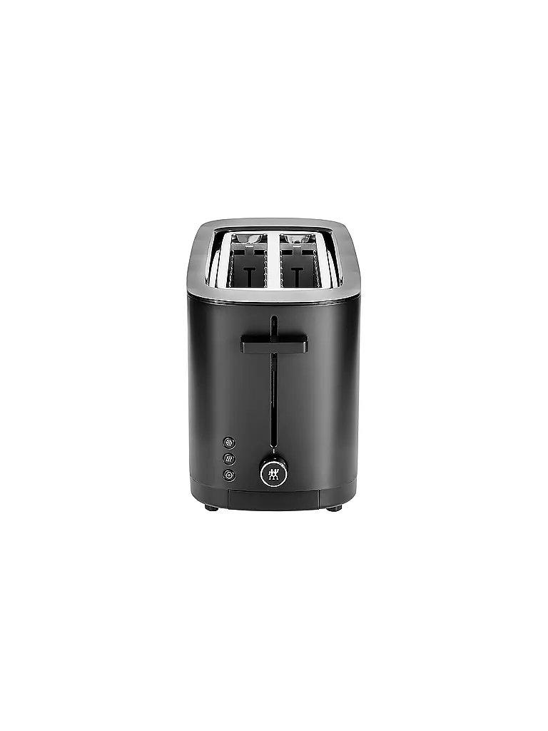 ZWILLING | ENFINIGY® Toaster 4 Scheiben Edelstahl 2 Schlitze lang Schwarz  | schwarz